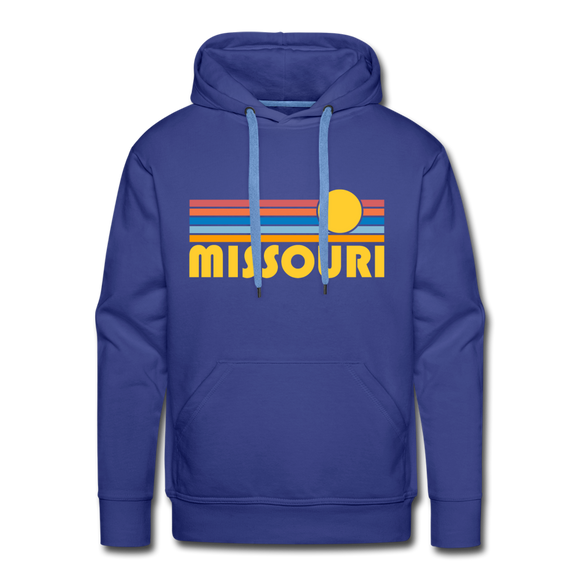 Premium Missouri Hoodie - Retro Sun Premium Men's Missouri Sweatshirt / Hoodie - royalblue