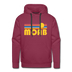 Premium Moab, Utah Hoodie - Retro Sun Premium Men's Moab Sweatshirt / Hoodie - burgundy
