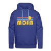 Premium Moab, Utah Hoodie - Retro Sun Premium Men's Moab Sweatshirt / Hoodie - royalblue