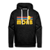 Premium Moab, Utah Hoodie - Retro Sun Premium Men's Moab Sweatshirt / Hoodie - charcoal grey