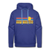 Premium New Mexico Hoodie - Retro Sun Premium Men's New Mexico Sweatshirt / Hoodie - royalblue