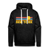 Premium New York, New York Hoodie - Retro Sun Premium Men's New York Sweatshirt / Hoodie - charcoal grey