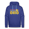 Premium Ohio Hoodie - Retro Sun Premium Men's Ohio Sweatshirt / Hoodie - royalblue