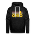 Premium Ohio Hoodie - Retro Sun Premium Men's Ohio Sweatshirt / Hoodie - charcoal grey