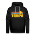Premium Tampa, Florida Hoodie - Retro Sun Premium Men's Tampa Sweatshirt / Hoodie - black