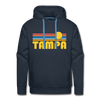 Premium Tampa, Florida Hoodie - Retro Sun Premium Men's Tampa Sweatshirt / Hoodie