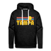 Premium Tampa, Florida Hoodie - Retro Sun Premium Men's Tampa Sweatshirt / Hoodie - charcoal grey