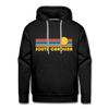 Premium South Carolina Hoodie - Retro Sun Premium Men's South Carolina Sweatshirt / Hoodie - black