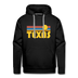 Premium Texas Hoodie - Retro Sun Premium Men's Texas Sweatshirt / Hoodie - black