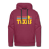 Premium Texas Hoodie - Retro Sun Premium Men's Texas Sweatshirt / Hoodie - burgundy