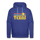 Premium Texas Hoodie - Retro Sun Premium Men's Texas Sweatshirt / Hoodie - royalblue