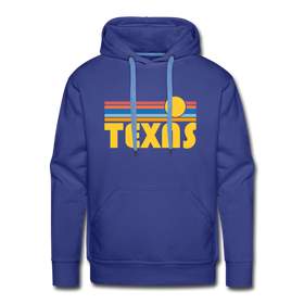 Premium Texas Hoodie - Retro Sun Premium Men's Texas Sweatshirt / Hoodie - royalblue