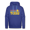 Premium Texas Hoodie - Retro Sun Premium Men's Texas Sweatshirt / Hoodie - royalblue