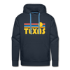 Premium Texas Hoodie - Retro Sun Premium Men's Texas Sweatshirt / Hoodie - navy