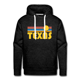 Premium Texas Hoodie - Retro Sun Premium Men's Texas Sweatshirt / Hoodie