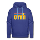 Premium Utah Hoodie - Retro Sun Premium Men's Utah Sweatshirt / Hoodie - royalblue