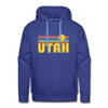 Premium Utah Hoodie - Retro Sun Premium Men's Utah Sweatshirt / Hoodie - royalblue