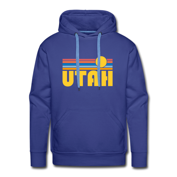 Premium Utah Hoodie - Retro Sun Premium Men's Utah Sweatshirt / Hoodie - royalblue