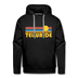 Premium Telluride, Colorado Hoodie - Retro Sun Premium Men's Telluride Sweatshirt / Hoodie - black