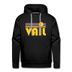 Premium Vail, Colorado Hoodie - Retro Sun Premium Men's Vail Sweatshirt / Hoodie - black