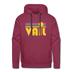 Premium Vail, Colorado Hoodie - Retro Sun Premium Men's Vail Sweatshirt / Hoodie - burgundy