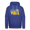 Premium Vail, Colorado Hoodie - Retro Sun Premium Men's Vail Sweatshirt / Hoodie - royalblue