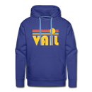 Premium Vail, Colorado Hoodie - Retro Sun Premium Men's Vail Sweatshirt / Hoodie - royalblue