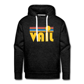 Premium Vail, Colorado Hoodie - Retro Sun Premium Men's Vail Sweatshirt / Hoodie