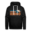 Premium Idaho Hoodie - Retro Mountain Premium Men's Idaho Sweatshirt / Hoodie