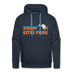 Premium Estes Park, Colorado Hoodie - Retro Mountain Premium Men's Estes Park Sweatshirt / Hoodie - navy