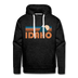 Premium Idaho Hoodie - Retro Mountain Premium Men's Idaho Sweatshirt / Hoodie - charcoal grey