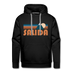 Premium Salida, Colorado Hoodie - Retro Mountain Premium Men's Salida Sweatshirt / Hoodie - black