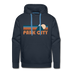Premium Park City, Utah Hoodie - Retro Mountain Premium Men's Park City Sweatshirt / Hoodie - navy