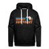 Premium Sun Valley, Idaho Hoodie - Retro Mountain Premium Men's Sun Valley Sweatshirt / Hoodie - charcoal grey