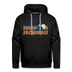 Premium Snowmass, Colorado Hoodie - Retro Mountain Premium Men's Snowmass Sweatshirt / Hoodie - black