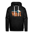 Premium Vail, Colorado Hoodie - Retro Mountain Premium Men's Vail Sweatshirt / Hoodie - charcoal grey
