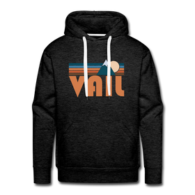 Premium Vail, Colorado Hoodie - Retro Mountain Premium Men's Vail Sweatshirt / Hoodie