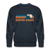 Premium Beaver Creek, Colorado Sweatshirt - Retro Mountain Premium Men's Beaver Creek Sweatshirt - navy