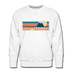 Premium Chattanooga, Tennessee Sweatshirt - Retro Mountain Premium Men's Chattanooga Sweatshirt - white