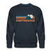 Premium Chattanooga, Tennessee Sweatshirt - Retro Mountain Premium Men's Chattanooga Sweatshirt - navy