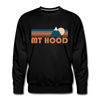 Premium Mount Hood, Oregon Sweatshirt - Retro Mountain Premium Men's Mount Hood Sweatshirt