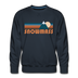 Premium Snowmass, Colorado Sweatshirt - Retro Mountain Premium Men's Snowmass Sweatshirt - navy