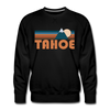 Premium Tahoe, California Sweatshirt - Retro Mountain Premium Men's Tahoe Sweatshirt