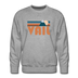 Premium Vail, Colorado Sweatshirt - Retro Mountain Premium Men's Vail Sweatshirt - heather grey