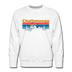 Premium Chattanooga, Tennessee Sweatshirt - Retro Mountain & Birds Premium Men's Chattanooga Sweatshirt - white
