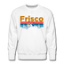 Premium Frisco, Colorado Sweatshirt - Retro Mountain & Birds Premium Men's Frisco Sweatshirt - white