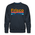 Premium Frisco, Colorado Sweatshirt - Retro Mountain & Birds Premium Men's Frisco Sweatshirt - navy
