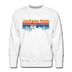 Premium Jackson Hole, Wyoming Sweatshirt - Retro Mountain & Birds Premium Men's Jackson Hole Sweatshirt - white