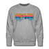 Premium Jackson Hole, Wyoming Sweatshirt - Retro Mountain & Birds Premium Men's Jackson Hole Sweatshirt - heather grey