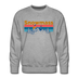 Premium Snowmass, Colorado Sweatshirt - Retro Mountain & Birds Premium Men's Snowmass Sweatshirt - heather grey